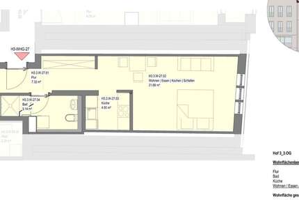 Wohnung Wetzlar - 1 Zimmer, 38 m&sup2;, 700&euro; | Angebot:23750318