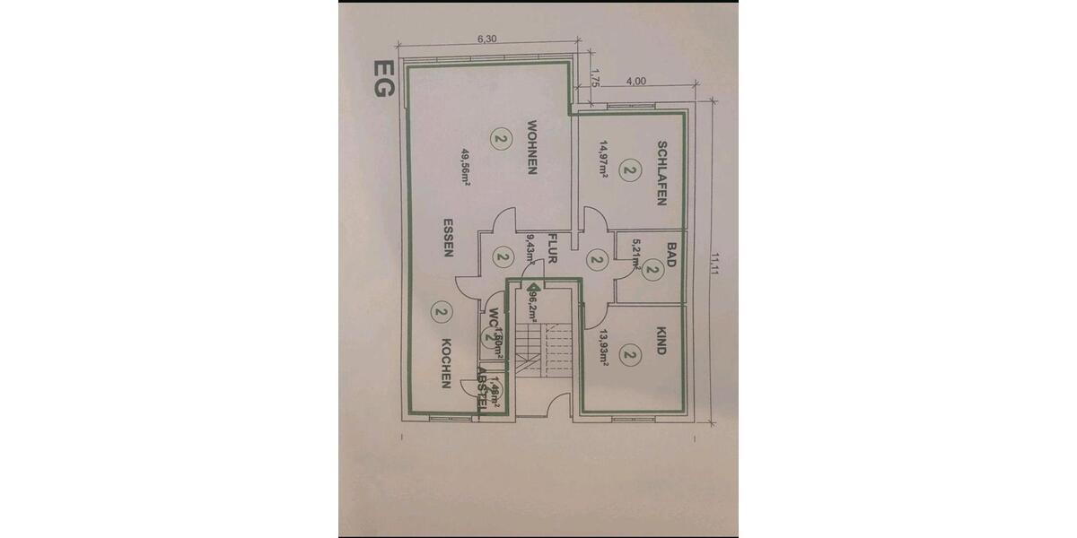 Erdgeschoßwohnung Langgöns - 3 Zimmer, 100 m&sup2;, 299.000&euro; | Angebot:26179964