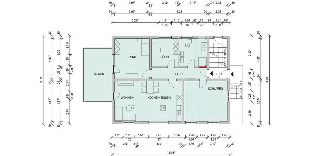 Etagenwohnung Weilburg - 4 Zimmer, 85 m&sup2;, 1.100&euro; | Angebot:25329137