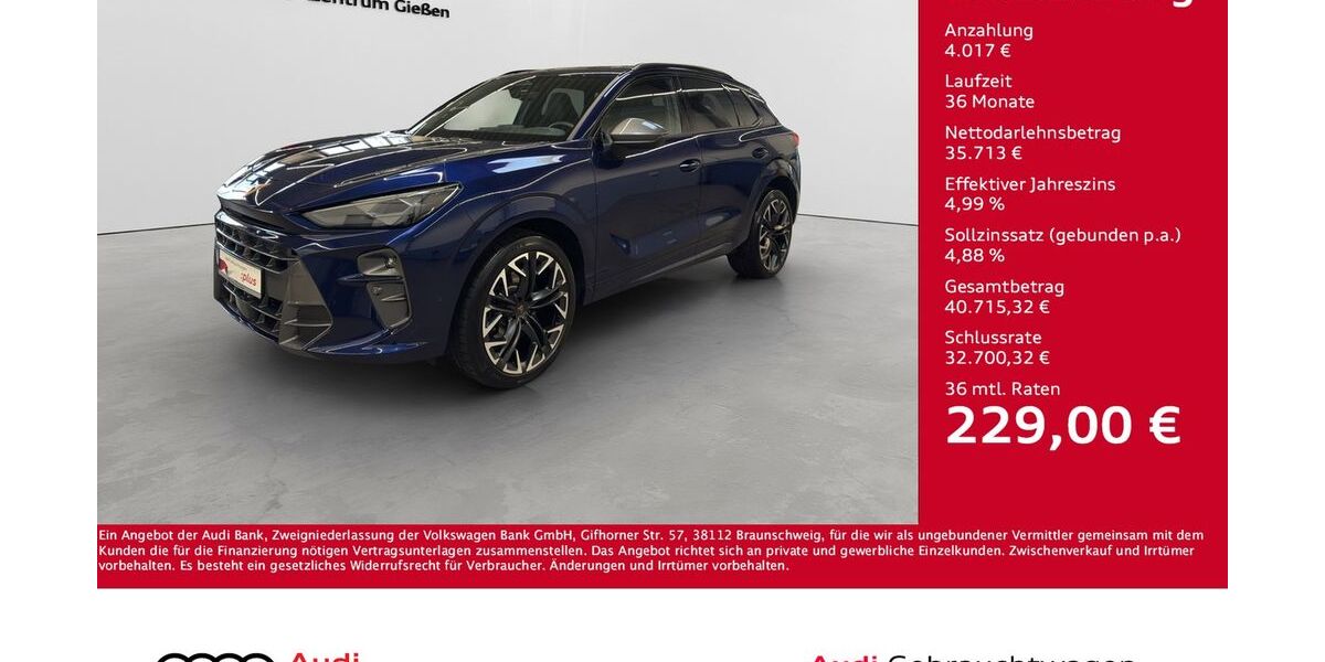 Cupra Terramar 9.950 km 39.730 &euro; Giessen 35394