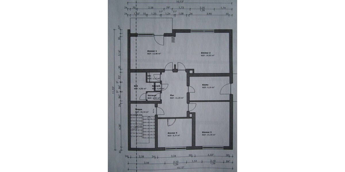 Etagenwohnung Gießen - 3 Zimmer, 91 m&sup2;, 1.100&euro; | Angebot:26794373