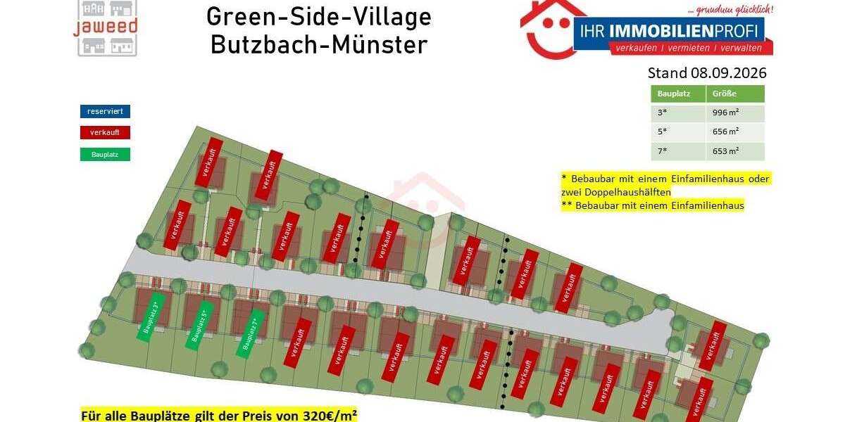 Grundstück Butzbach - 197.440.000&euro; | Angebot:12119920
