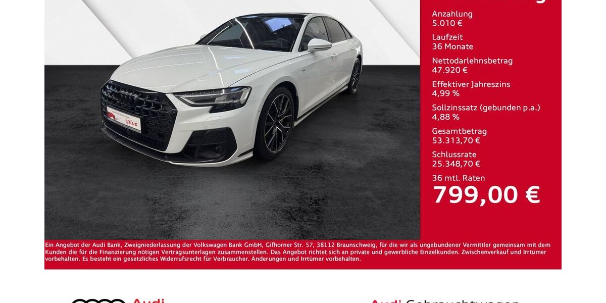 Audi A8 77.600 km 50.930 &euro; Giessen 35394