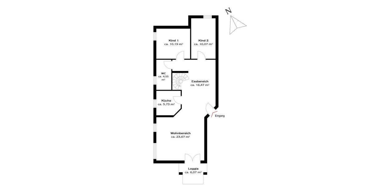 Etagenwohnung Braunfels - 4 Zimmer, 110 m&sup2;, 195.000&euro; | Angebot:25676896