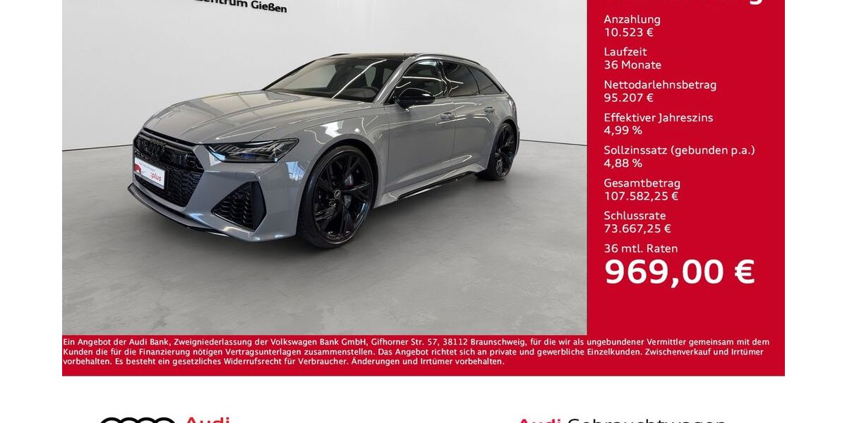 Audi RS6 27.300 km 105.730 &euro; Giessen 35394