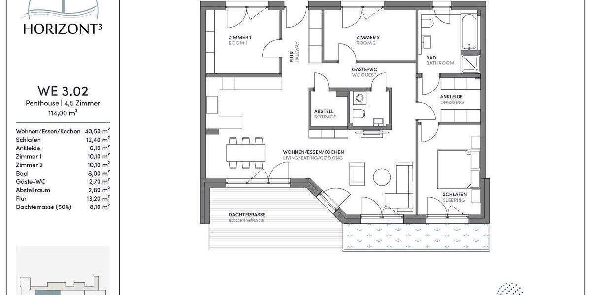Etagenwohnung Ober-Mörlen Mörlen - 4 Zimmer, 114 m&sup2;, 590.000&euro; | Angebot:25718086
