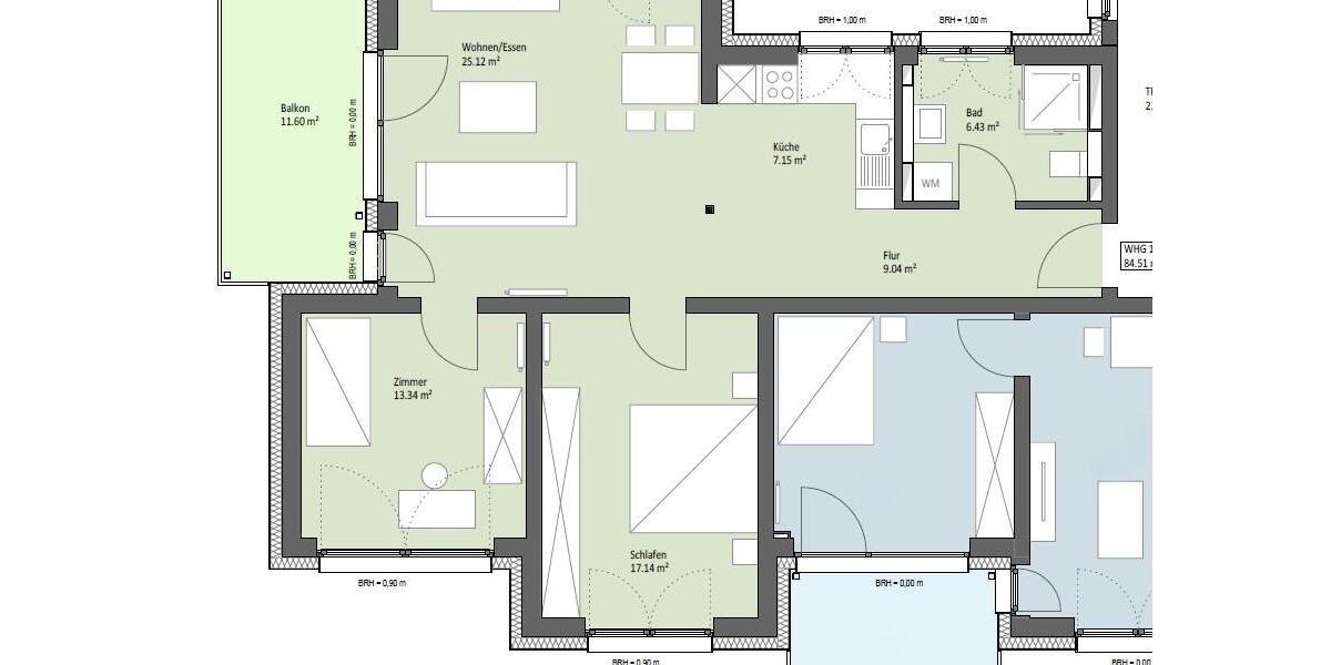 Etagenwohnung Runkel - 3 Zimmer, 85 m&sup2;, 1.145&euro; | Angebot:26675520