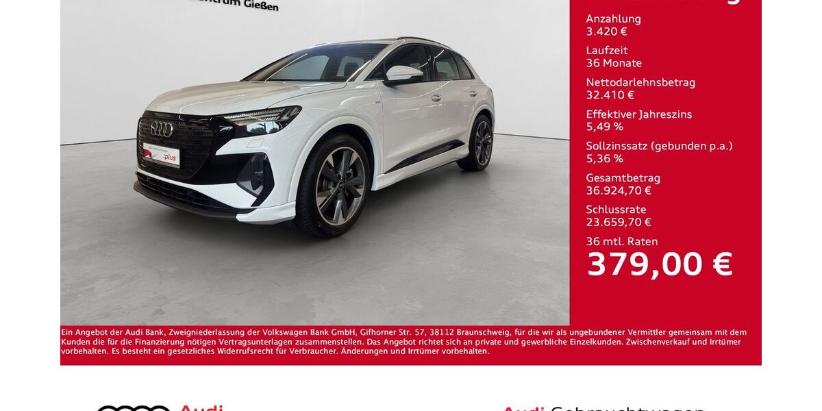 Audi Q4 e-tron 54.800 km 35.830 &euro; Giessen 35394