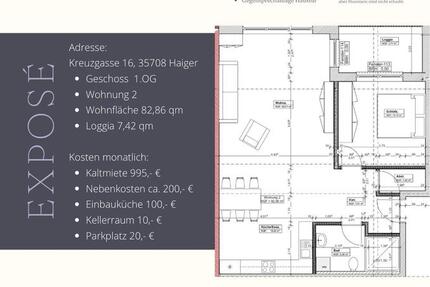 Wohnung Haiger - 1.325&euro; | Angebot:25306045