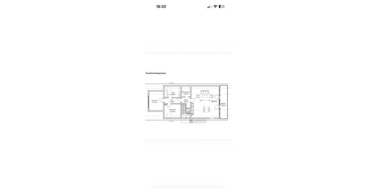 Dachgeschoßwohnung Beselich - 3 Zimmer, 110 m&sup2;, 1.500&euro; | Angebot:26135612