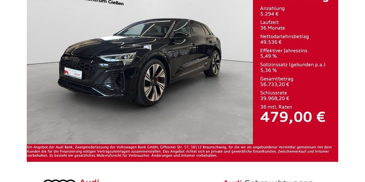 Audi Q8 e-tron 44.100 km 54.830 &euro; Giessen 35394