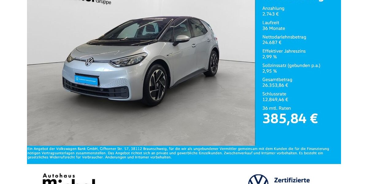 VW ID.3 17.550 km 27.430 &euro; Gießen 35394