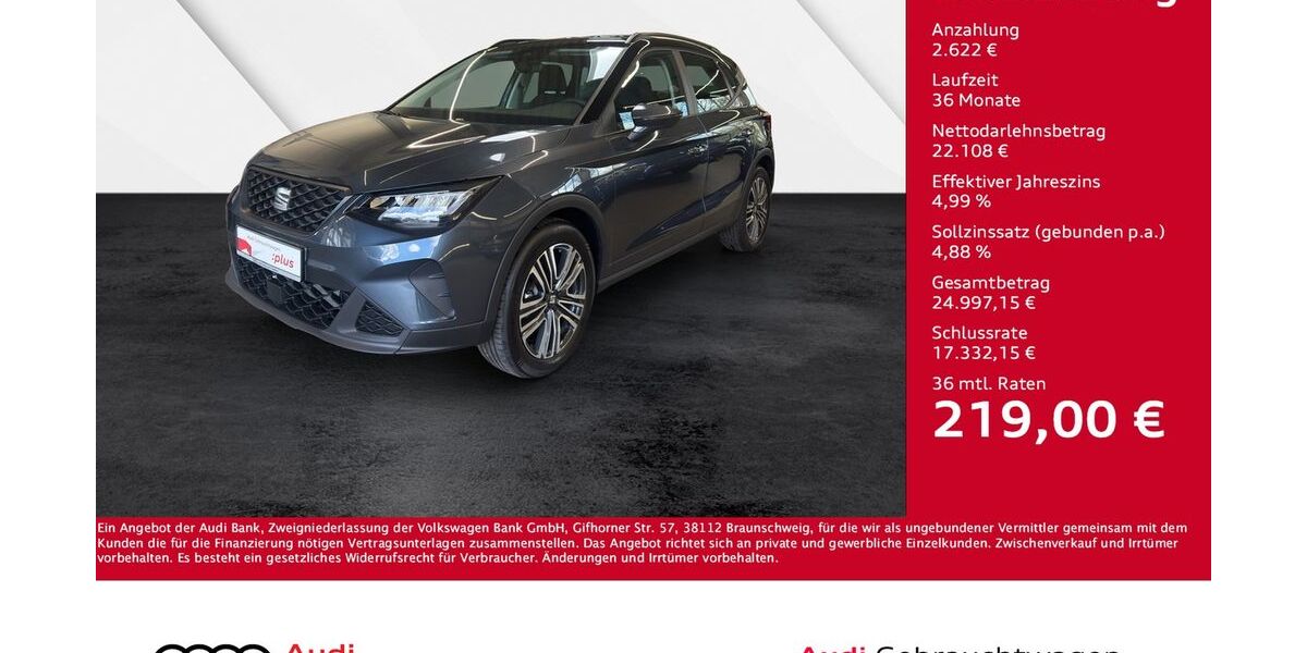 Seat Arona 1.350 km 24.730 &euro; Giessen 35394
