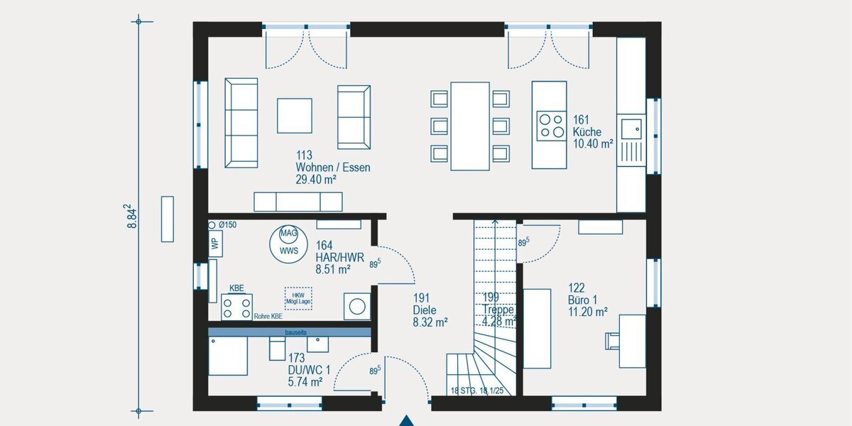 Individuell geplantes Einfamilienhaus in Breitscheid - Ihr persönliches Wohnprojekt - Einfamilienhaus Breitscheid | Angebot:27293985