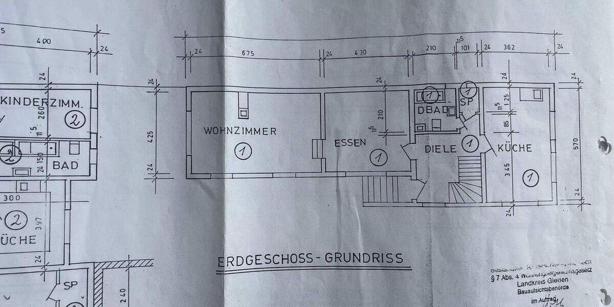 Mehrfamilienhaus, Wohnhaus Buseck Alten-Buseck - 7 Zimmer, 280 m&sup2;, 320.000&euro; | Angebot:25782526