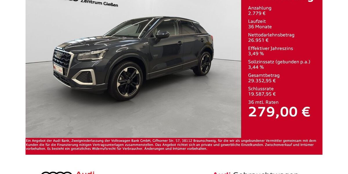 Audi Q2 6.600 km 29.730 &euro; Giessen 35394
