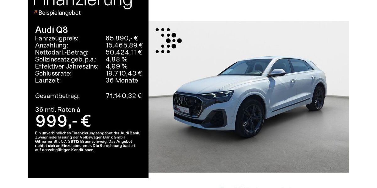 Audi Q8 13.975 km 65.890 &euro; Bad Nauheim 61231