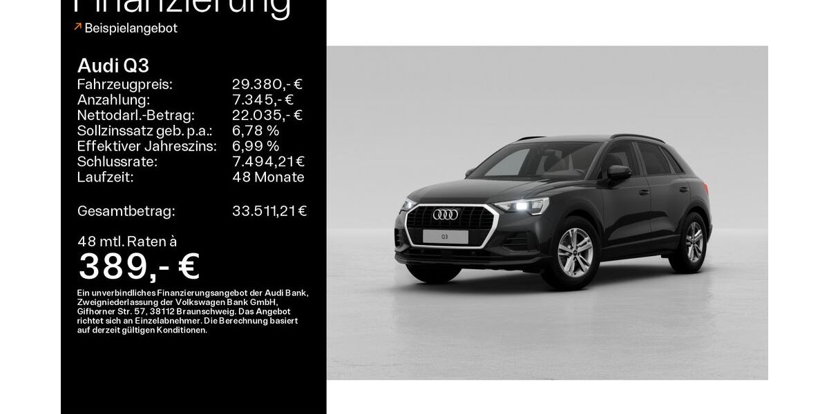 Audi Q3 37.378 km 28.380 &euro; Bad Nauheim 61231