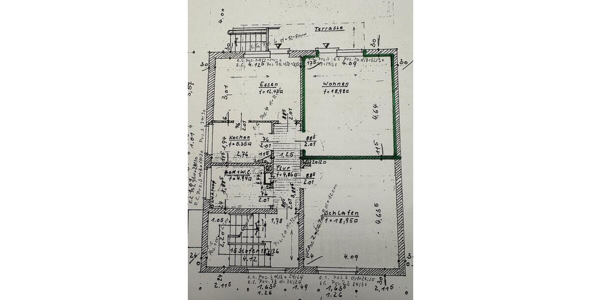 Etagenwohnung Gießen Allendorf - 19 Zimmer, 70 m&sup2;, 365&euro; | Angebot:26038479