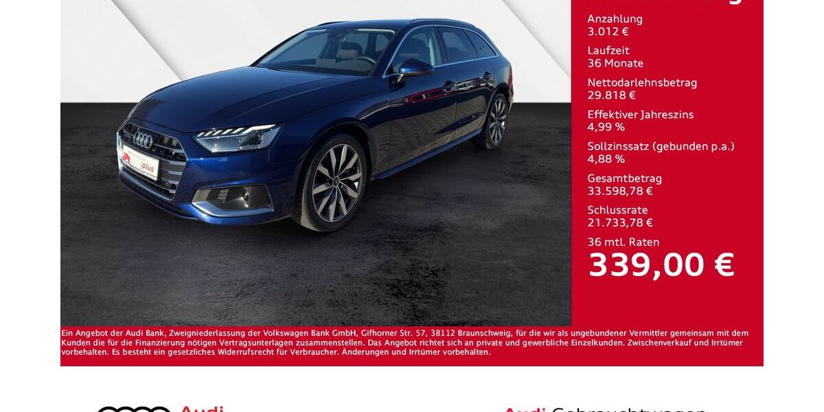 Audi A4 52.688 km 31.830 &euro; Giessen 35394