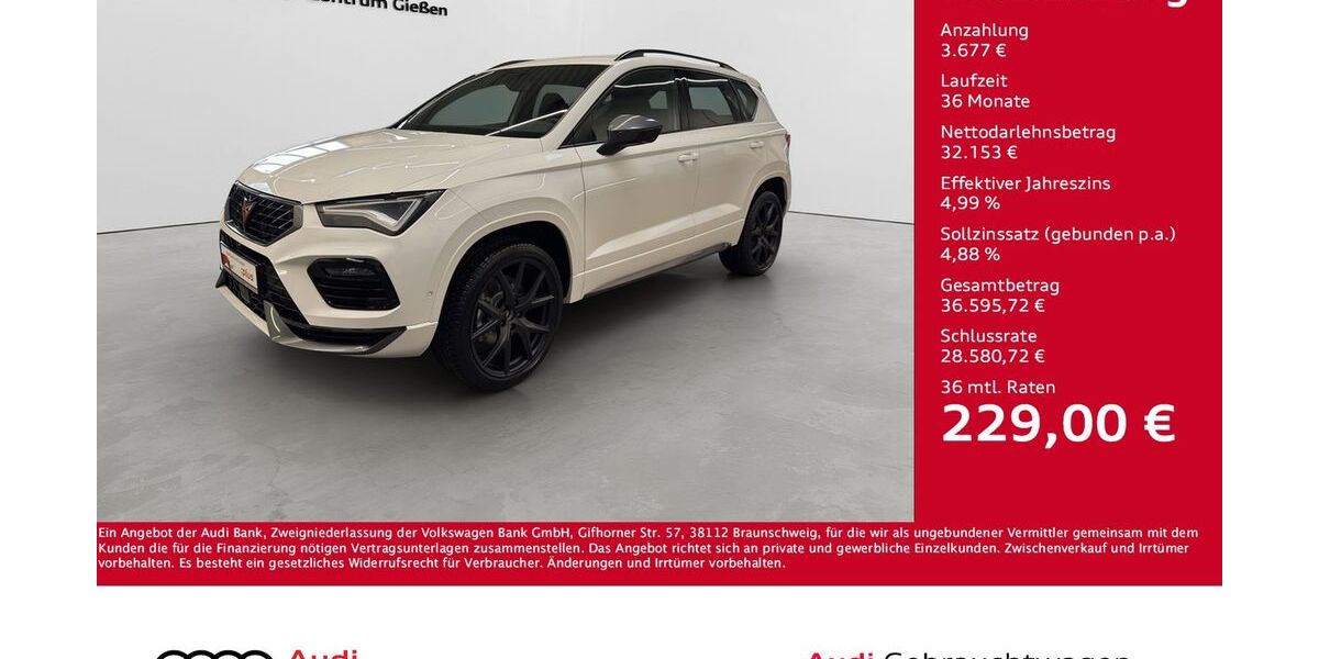 Cupra Ateca 1.050 km 35.830 &euro; Giessen 35394