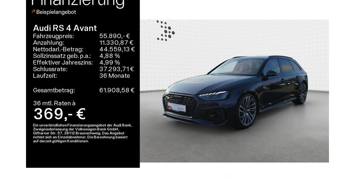 Audi RS4 62.474 km 55.380 &euro; Bad Nauheim 61231
