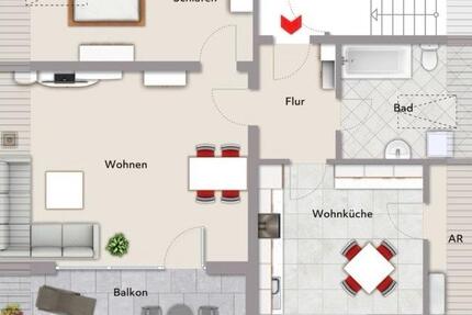 Wohnung Pohlheim - 2 Zimmer, 85 m&sup2;, 850&euro; | Angebot:26010381