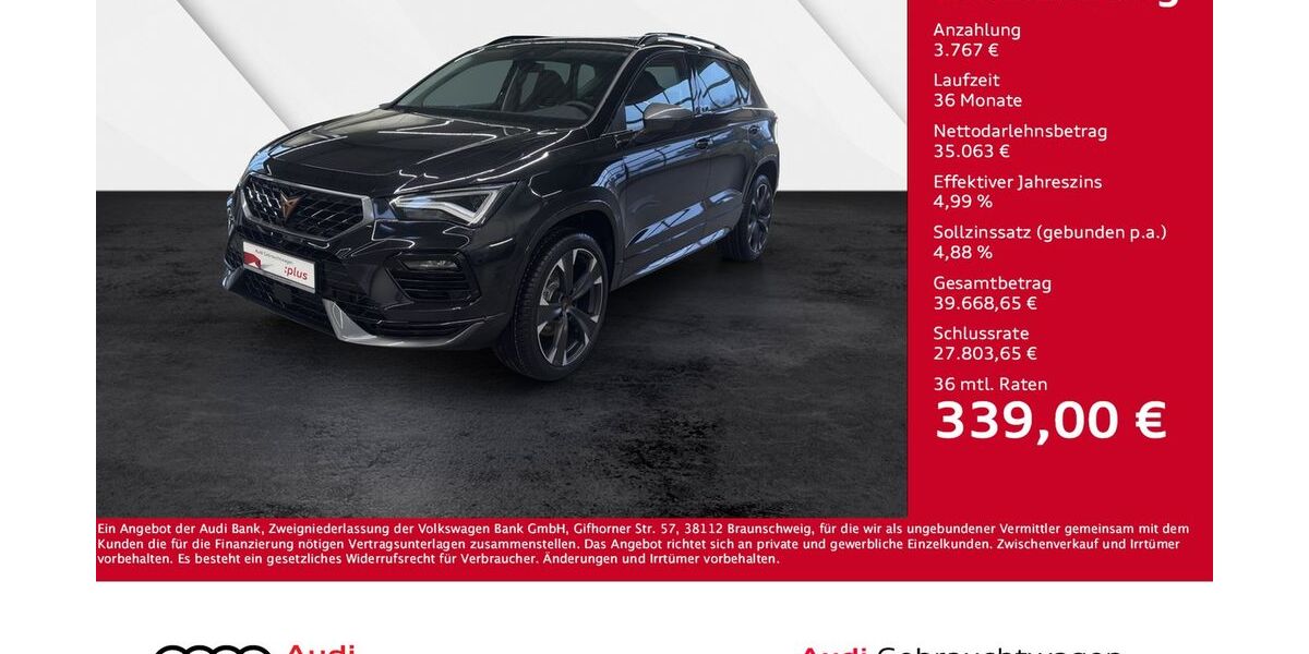 Cupra Ateca 7.000 km 36.830 &euro; Giessen 35394