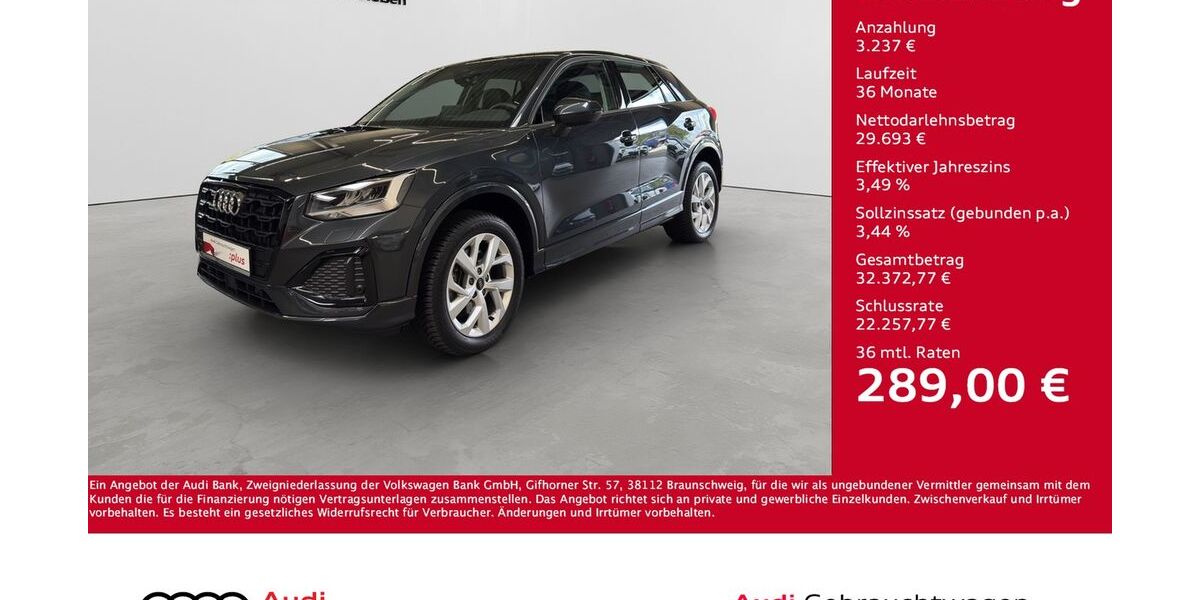 Audi Q2 19.250 km 31.930 &euro; Giessen 35394