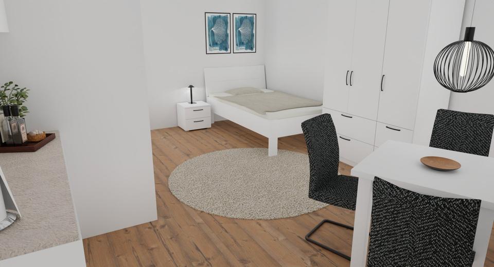 Erdgeschoßwohnung Gießen - 1 Zimmer, 22 m&sup2;, 590&euro; | Angebot:26623495