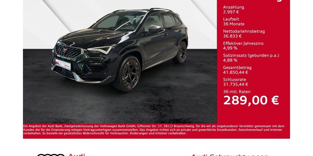 Cupra Ateca 17.000 km 36.830 &euro; Giessen 35394
