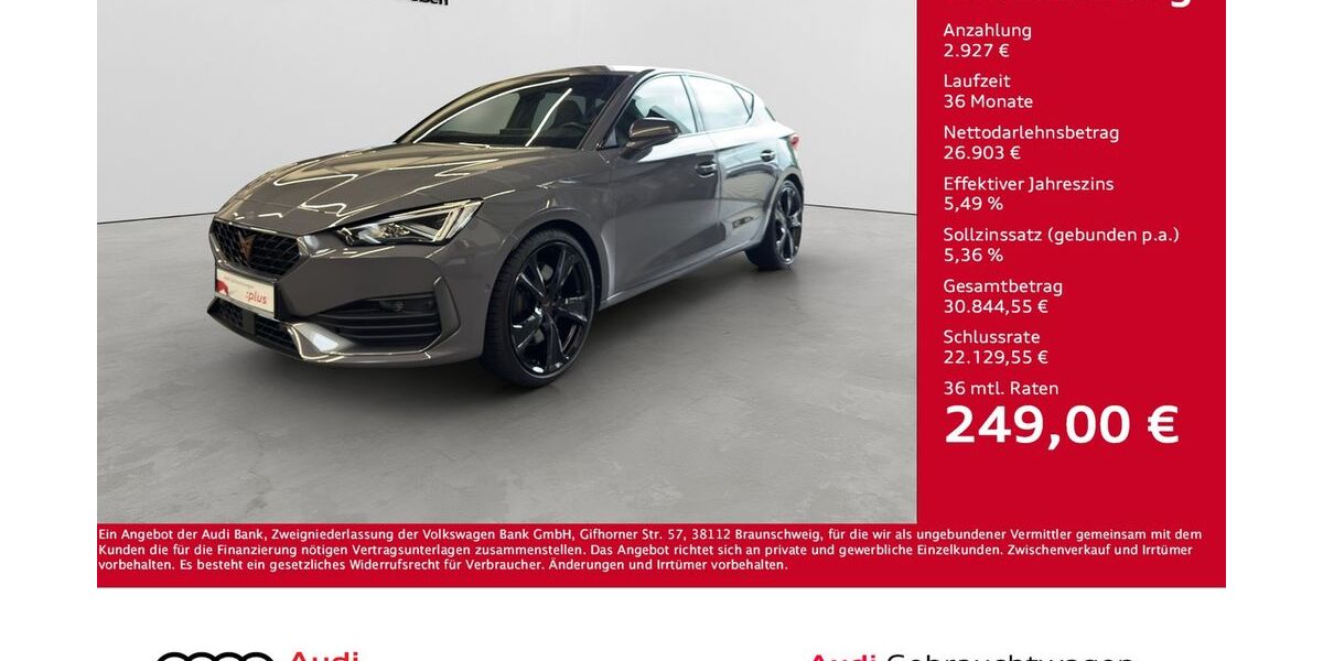 Cupra Leon 36.400 km 28.830 &euro; Giessen 35394