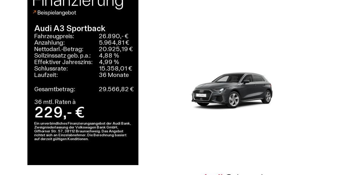 Audi A3 40.639 km 26.480 &euro; Bad Nauheim 61231