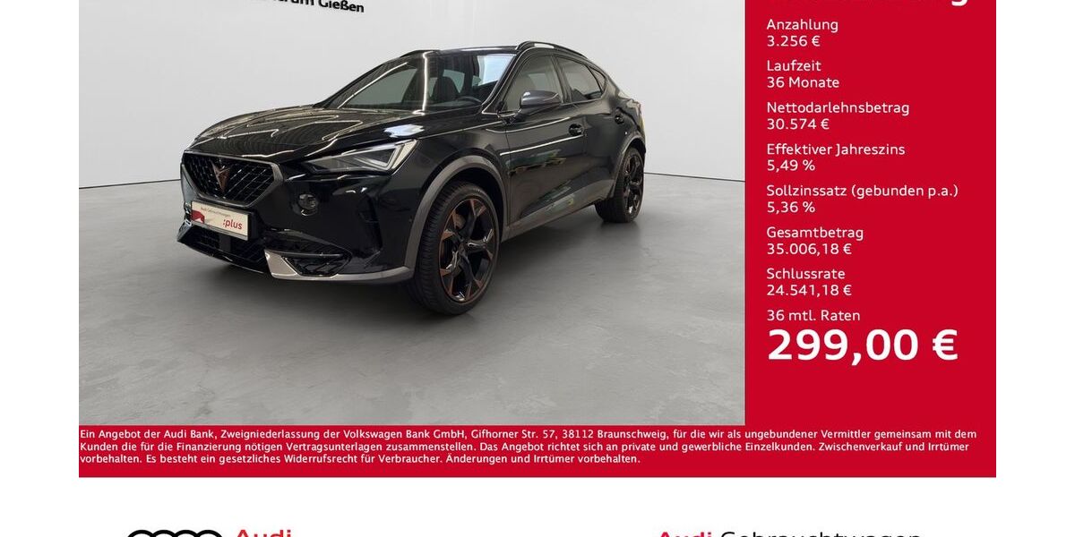 Cupra Formentor 24.250 km 33.830 &euro; Giessen 35394