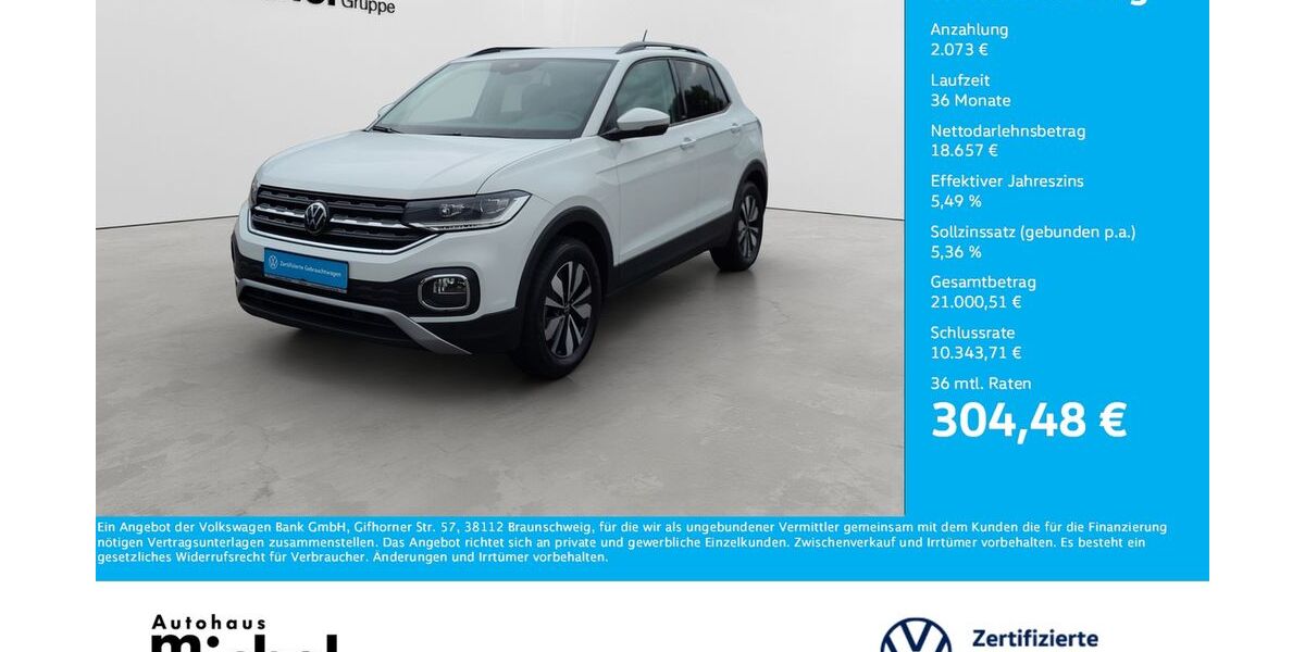 VW T-Cross 44.200 km 20.330 &euro; Gießen 35394