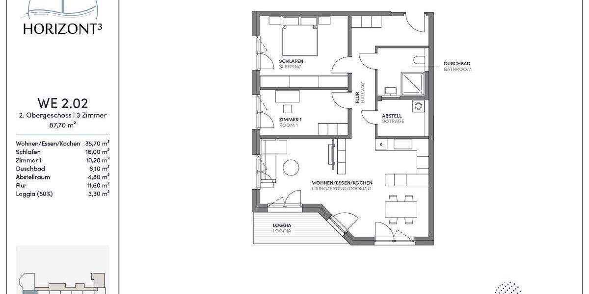 Etagenwohnung Ober-Mörlen Mörlen - 3 Zimmer, 87 m&sup2;, 470.000&euro; | Angebot:25712235