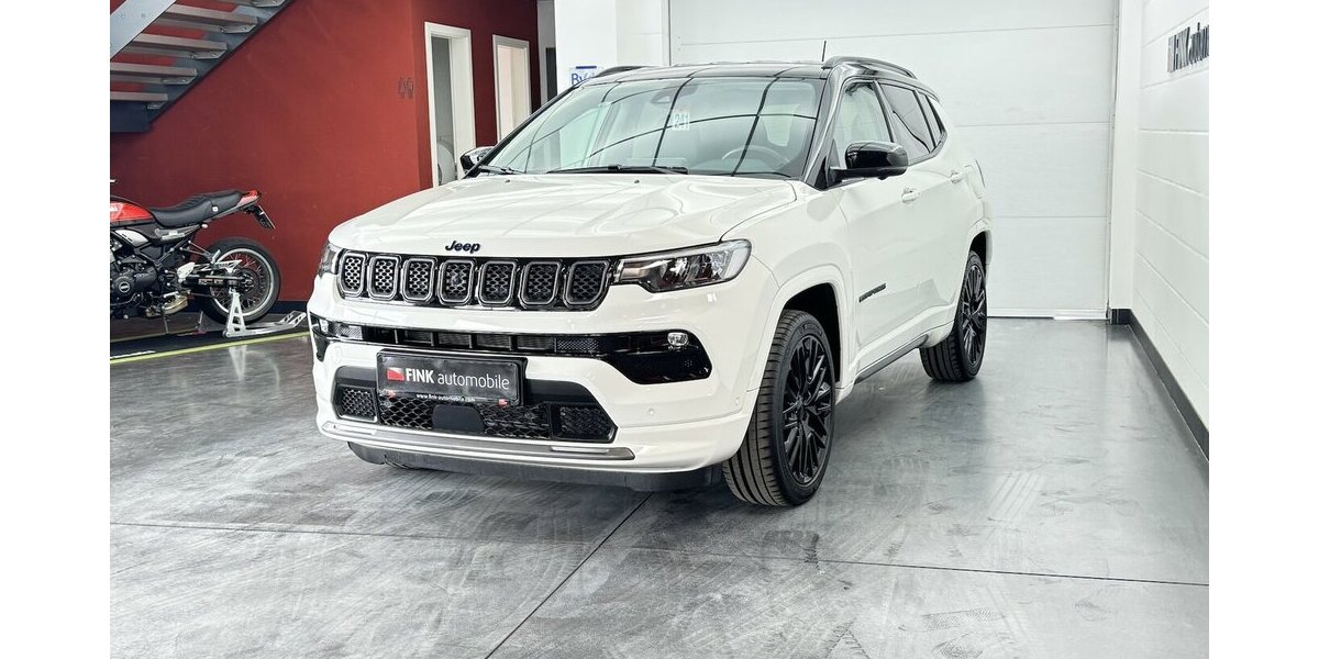 Jeep Compass S Plug-IN Hybrid 4WD 1.Hand Anhängerkplg 43.400 km 24.720 &euro; Lich 35423