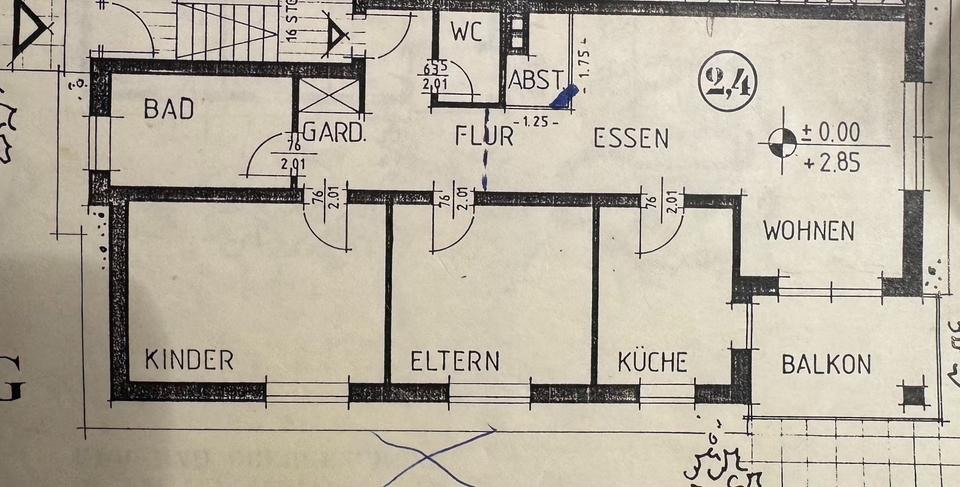 Erdgeschoßwohnung Schöffengrund - 3 Zimmer, 86 m&sup2;, 850&euro; | Angebot:26109461