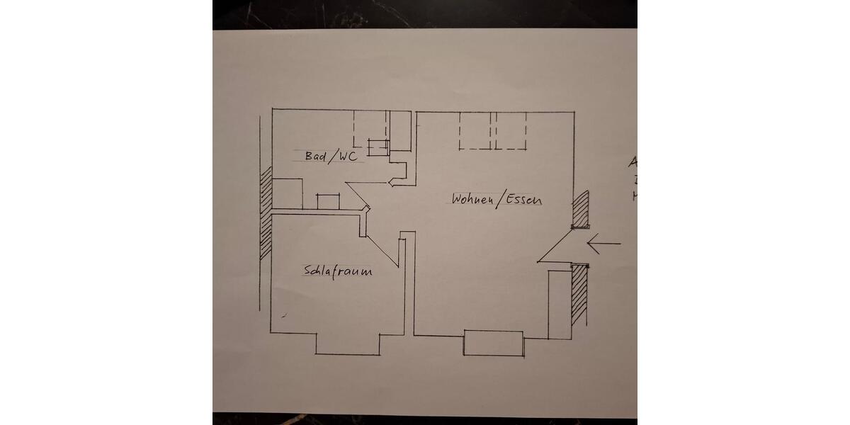 Dachgeschoßwohnung Allendorf (Lumda) - 1 Zimmer, 44 m&sup2;, 580&euro; | Angebot:26276552
