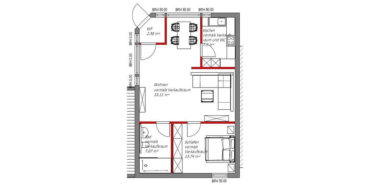 Erdgeschoßwohnung Bischoffen - 1 Zimmer, 63 m&sup2;, 520&euro; | Angebot:26221992