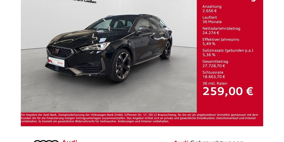 Cupra Leon 43.050 km 26.930 &euro; Giessen 35394