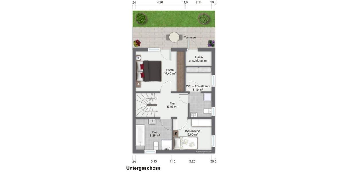 Maisonettenwohnung Grävenwiesbach - 4 Zimmer, 108 m&sup2;, 349.000&euro; | Angebot:26953459