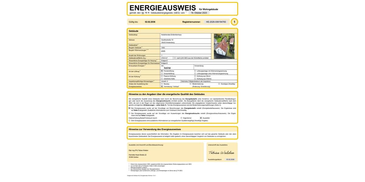 Einfamilienhaus Wettenberg - 6 Zimmer, 150 m&sup2;, 395.000&euro; | Angebot:25513208