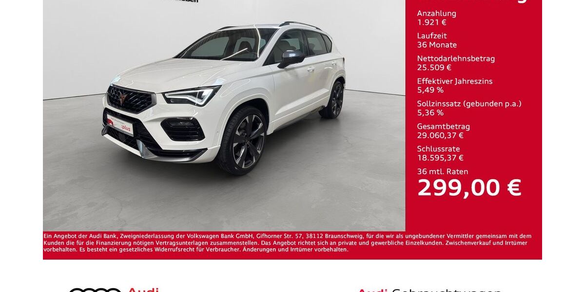Cupra Ateca 77.819 km 26.930 &euro; Giessen 35394