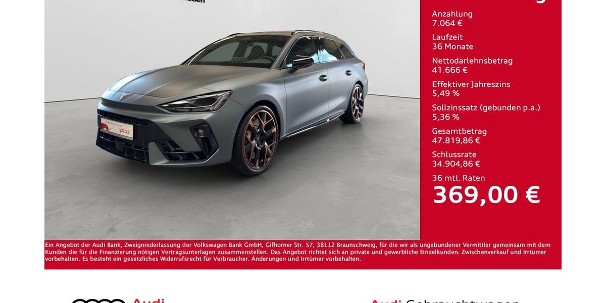 Cupra Leon 1.050 km 48.730 &euro; Giessen 35394