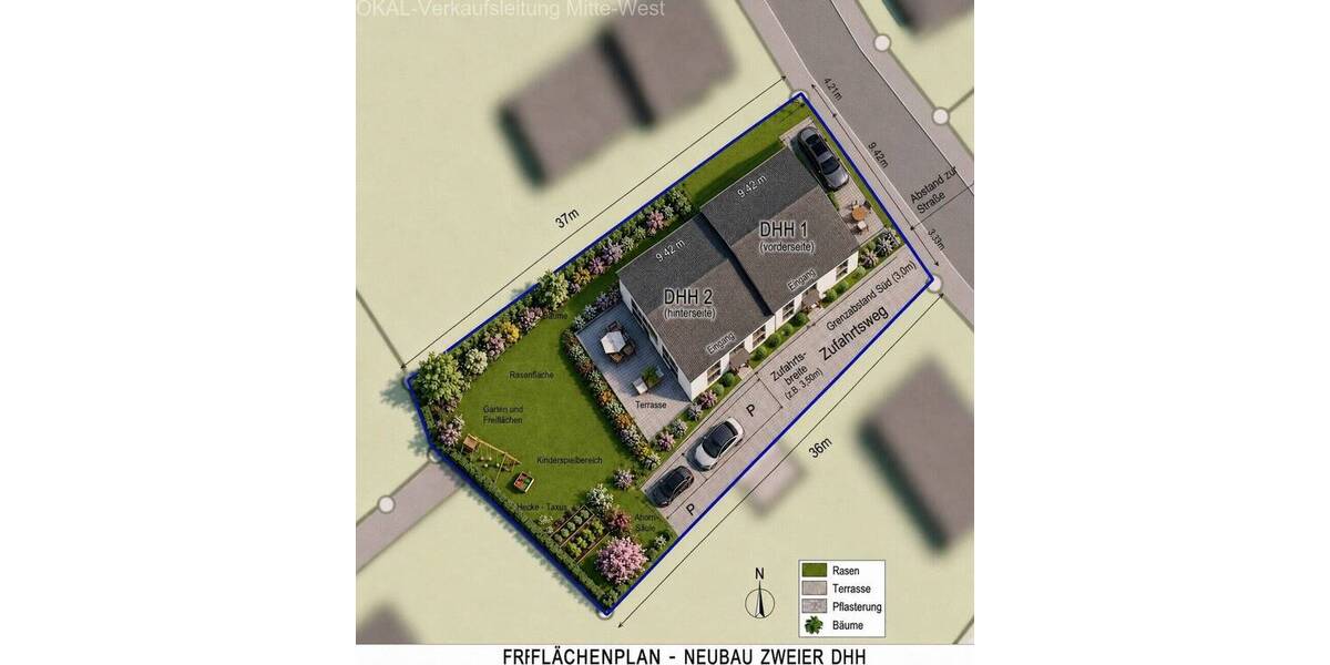 Doppelhaushälfte Bad Nauheim Schwalheim - 5 Zimmer, 120 m&sup2;, 522.900&euro; | Angebot:26658306