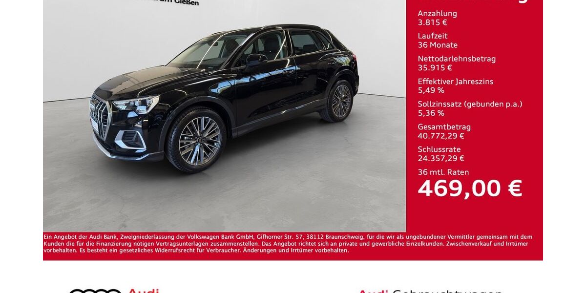 Audi Q3 1.050 km 39.230 &euro; Giessen 35394