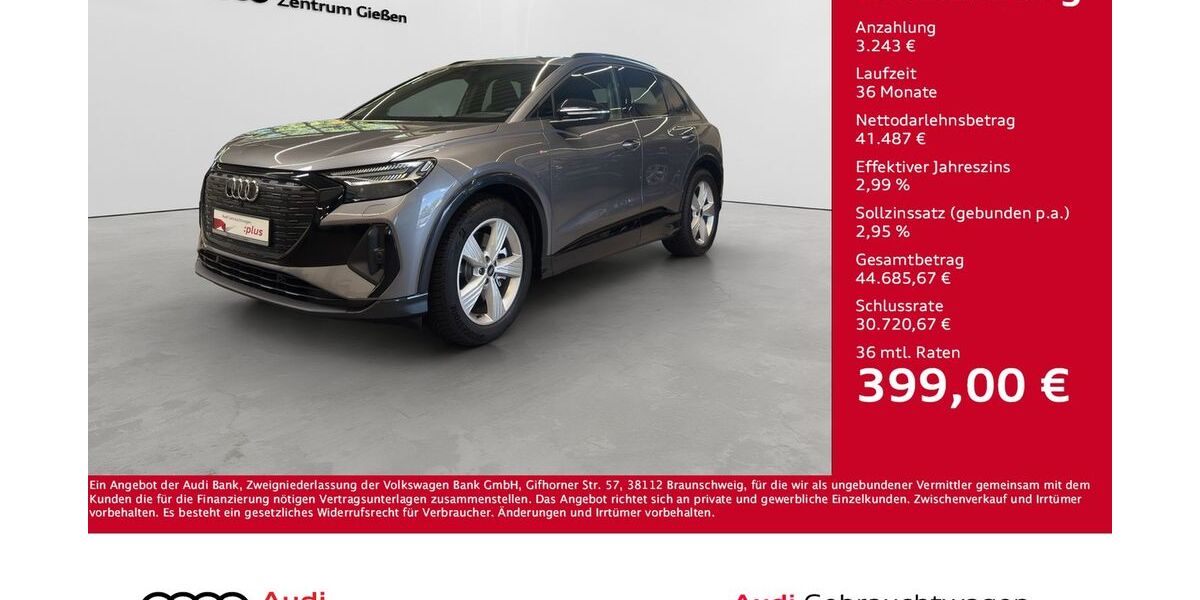 Audi Q4 e-tron 7.450 km 44.730 &euro; Giessen 35394
