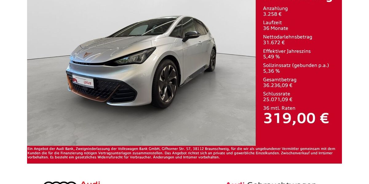 Cupra Born 12.550 km 34.930 &euro; Giessen 35394