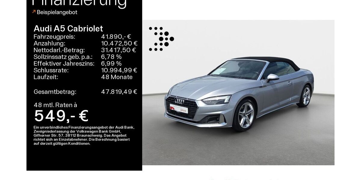 Audi A5 8.089 km 41.890 &euro; Bad Nauheim 61231
